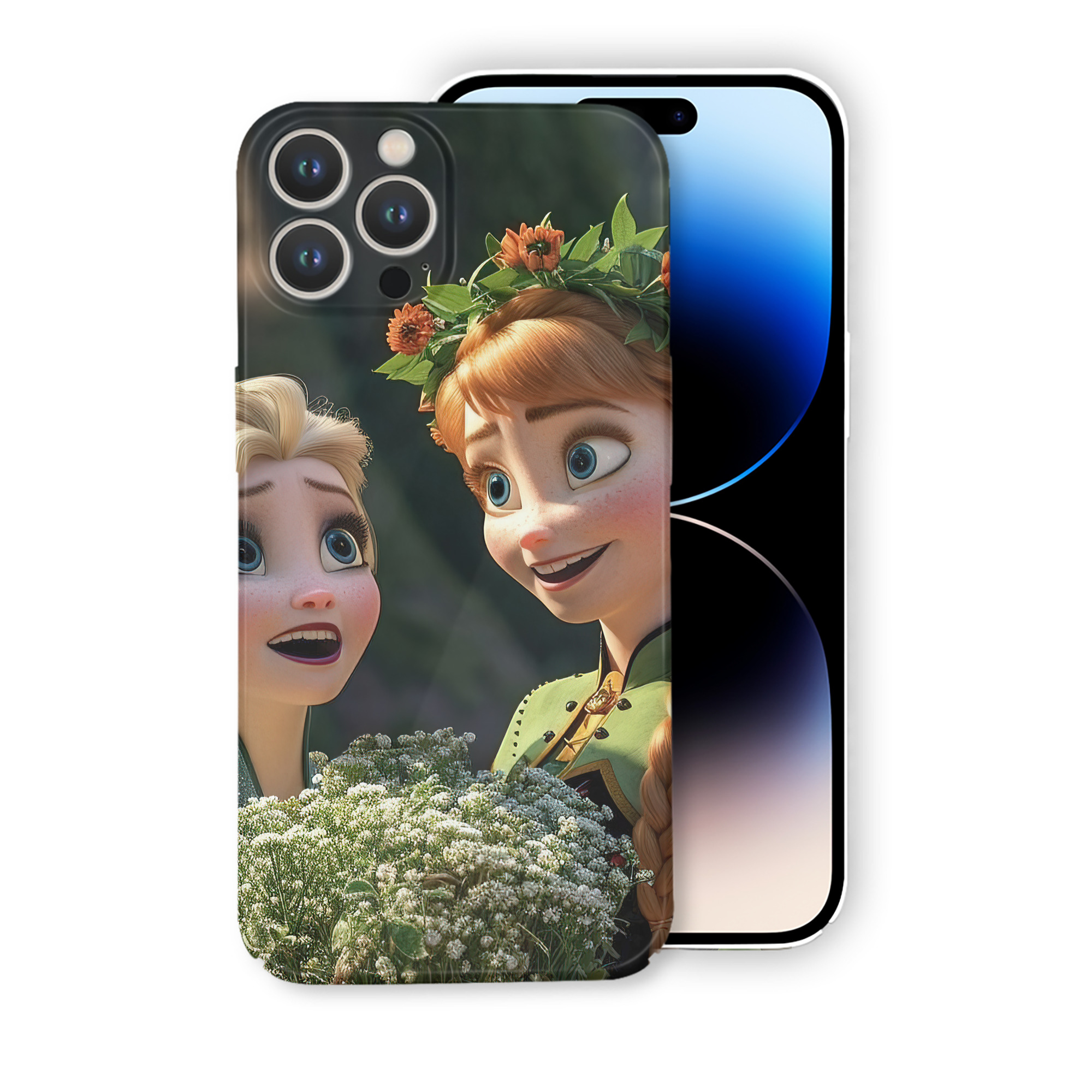 （画像用） アナと雪の女王 アンナ エルサ Frozen Anna Elsa 【iPhone 14シリーズ対応】ハードケース